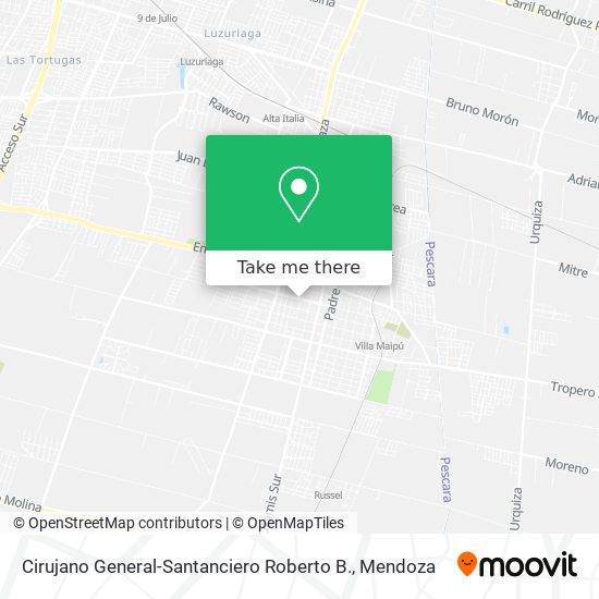 Cirujano General-Santanciero Roberto B. map