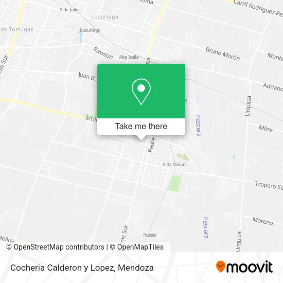 Cocheria Calderon y Lopez map