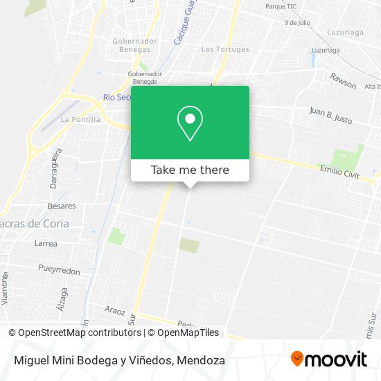 Miguel Mini Bodega y Viñedos map