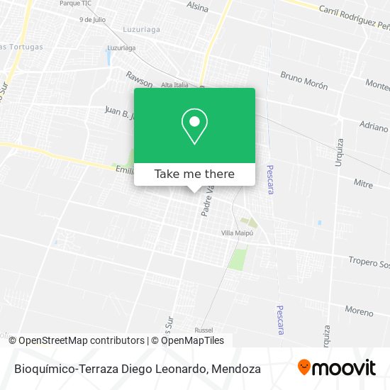 Bioquímico-Terraza Diego Leonardo map