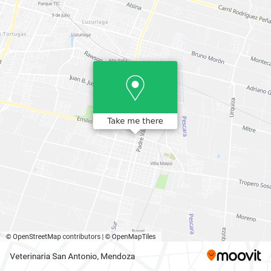 Veterinaria San Antonio map