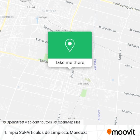 Limpia Sol-Artículos de Limpieza map