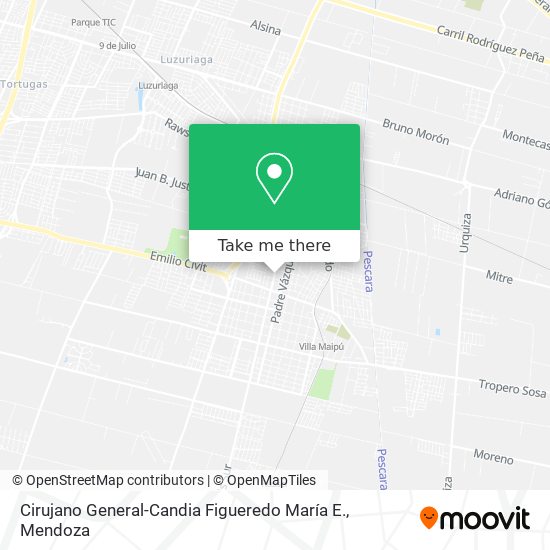 Cirujano General-Candia Figueredo María E. map