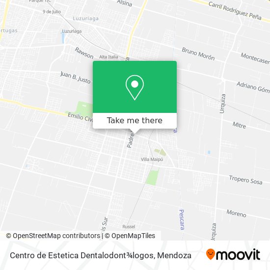Mapa de Centro de Estetica Dentalodont¾logos