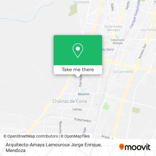 Mapa de Arquitecto-Amaya Lamouroux Jorge Enrique