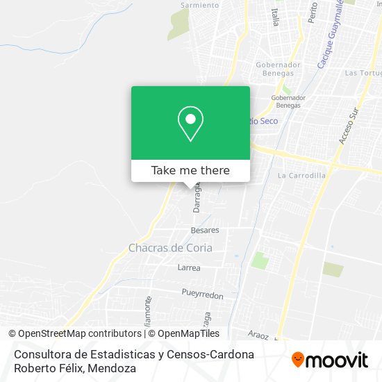 Mapa de Consultora de Estadisticas y Censos-Cardona Roberto Félix