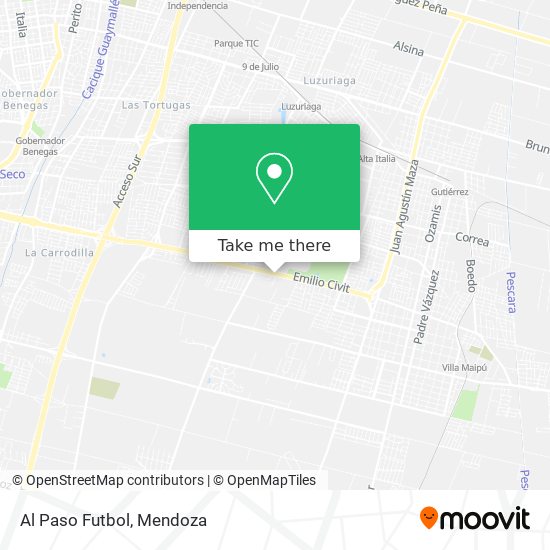 Mapa de Al Paso Futbol