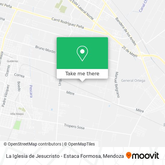 La Iglesia de Jesucristo - Estaca Formosa map