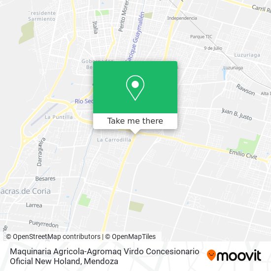 Maquinaria Agricola-Agromaq Virdo Concesionario Oficial New Holand map