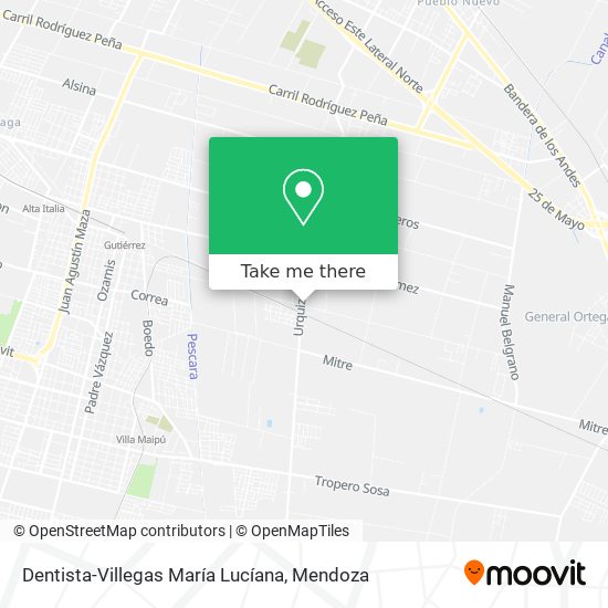 Dentista-Villegas María Lucíana map