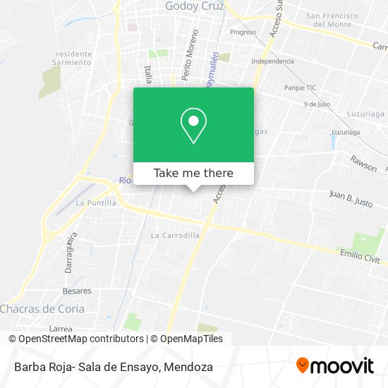 Mapa de Barba Roja- Sala de Ensayo