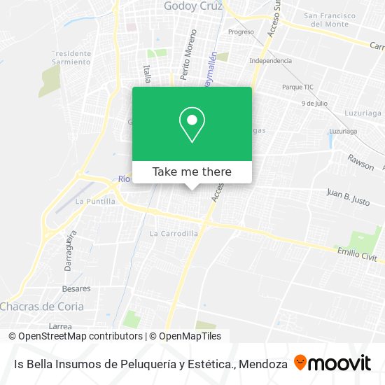 Is Bella Insumos de Peluquería y Estética. map