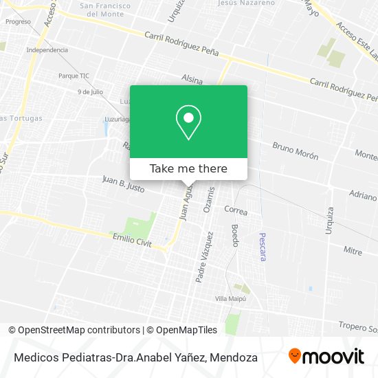 Medicos Pediatras-Dra.Anabel Yañez map