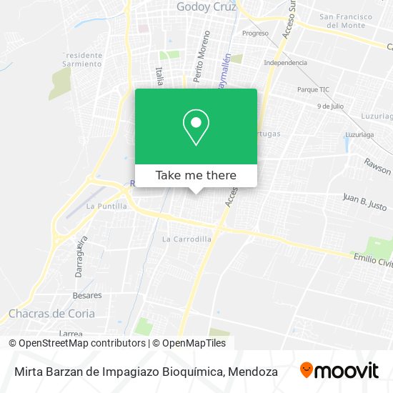 Mapa de Mirta Barzan de Impagiazo Bioquímica