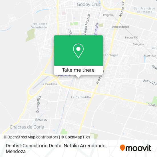 Dentist-Consultorio Dental Natalia Arrendondo map