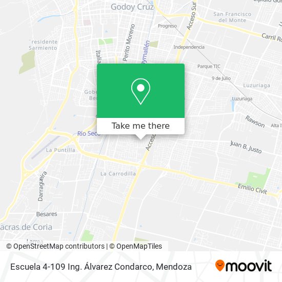 Escuela 4-109 Ing. Álvarez Condarco map