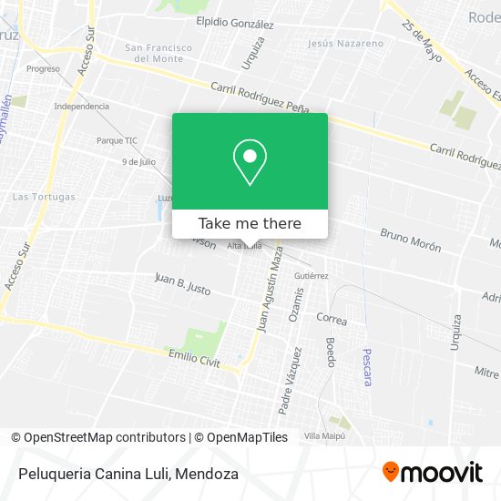 Peluqueria Canina Luli map