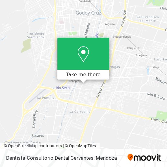 Dentista-Consultorio Dental Cervantes map