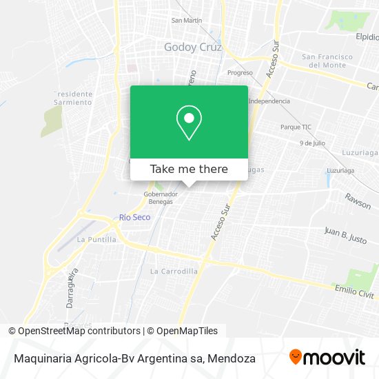 Maquinaria Agricola-Bv Argentina sa map