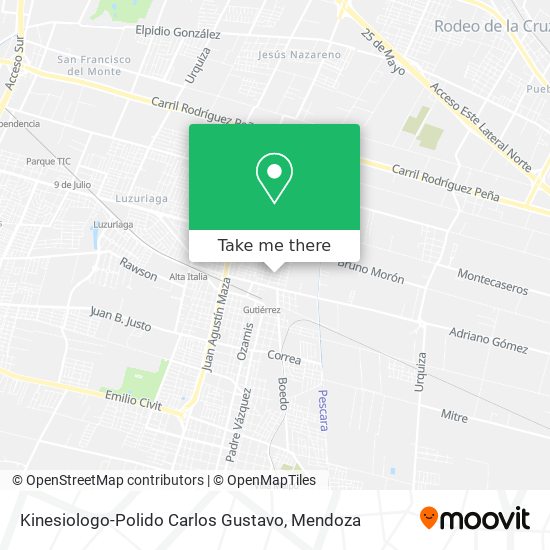 Kinesiologo-Polido Carlos Gustavo map