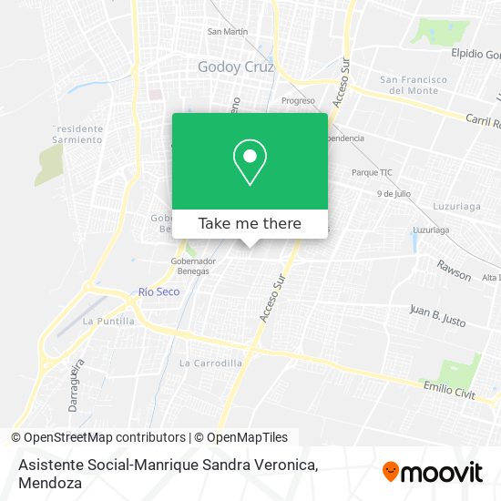 Mapa de Asistente Social-Manrique Sandra Veronica
