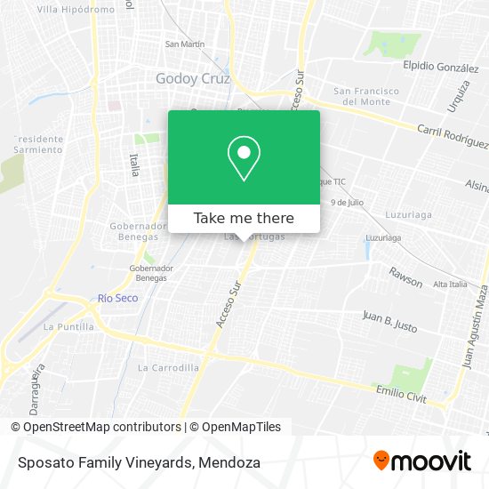 Sposato Family Vineyards map