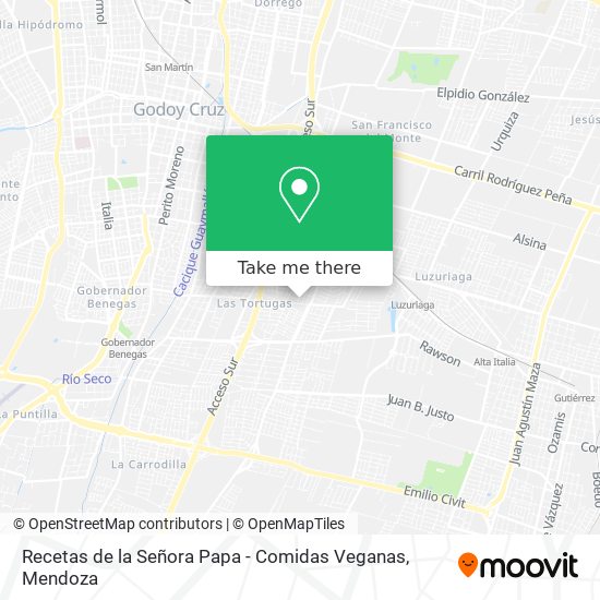 Recetas de la Señora Papa - Comidas Veganas map