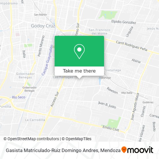 Gasista Matriculado-Ruiz Domingo Andres map