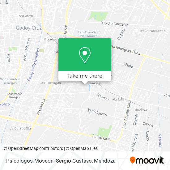 Psicologos-Mosconi Sergio Gustavo map