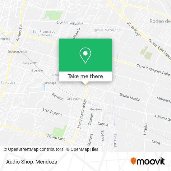 Audio Shop map