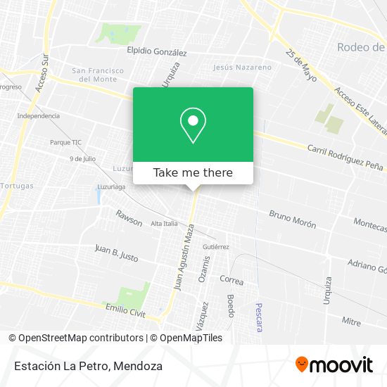 Estación La Petro map