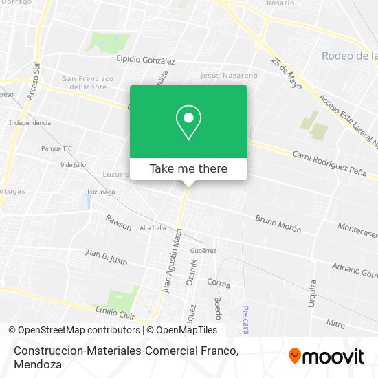 Mapa de Construccion-Materiales-Comercial Franco