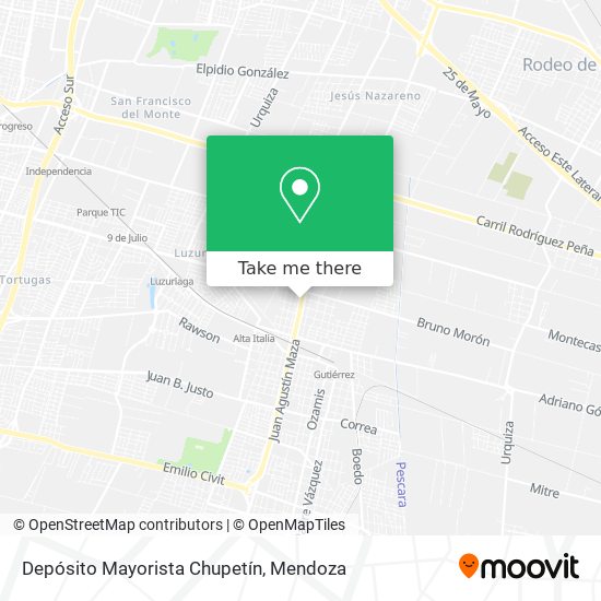 Depósito Mayorista Chupetín map