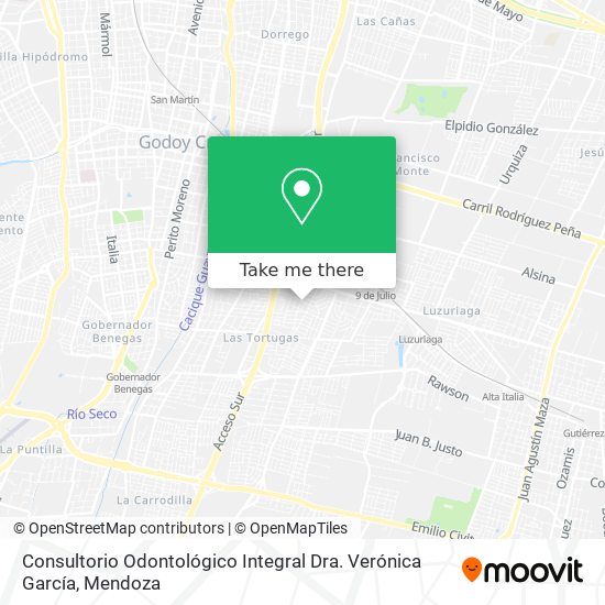 Consultorio Odontológico Integral Dra. Verónica García map
