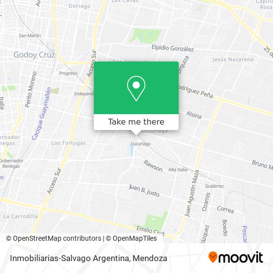 Inmobiliarias-Salvago Argentina map