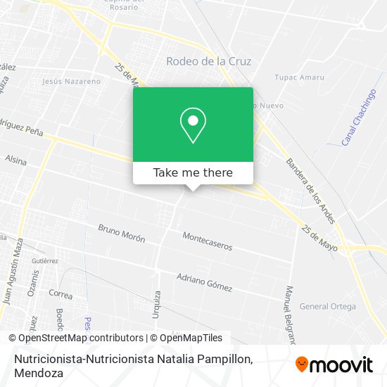 Nutricionista-Nutricionista Natalia Pampillon map