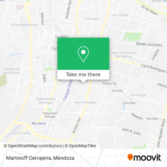 Martinoff Cerrajería map