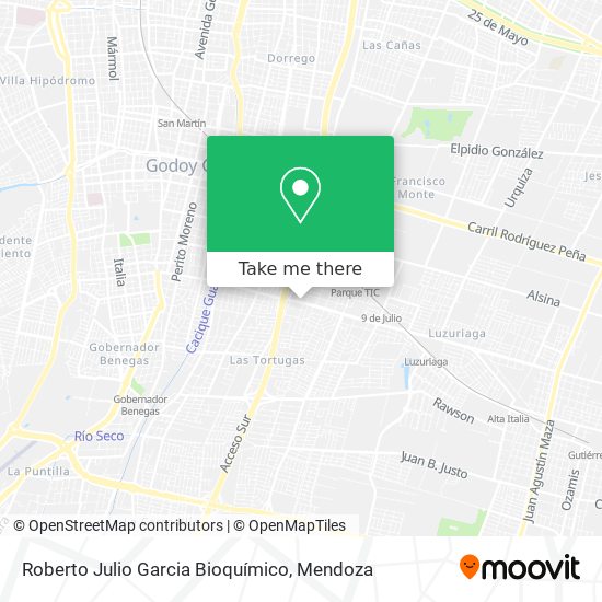 Roberto Julio Garcia Bioquímico map