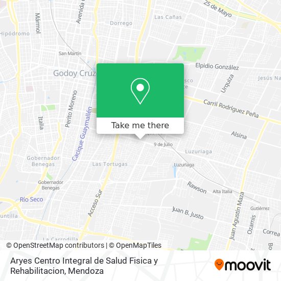Aryes Centro Integral de Salud Fisica y Rehabilitacion map