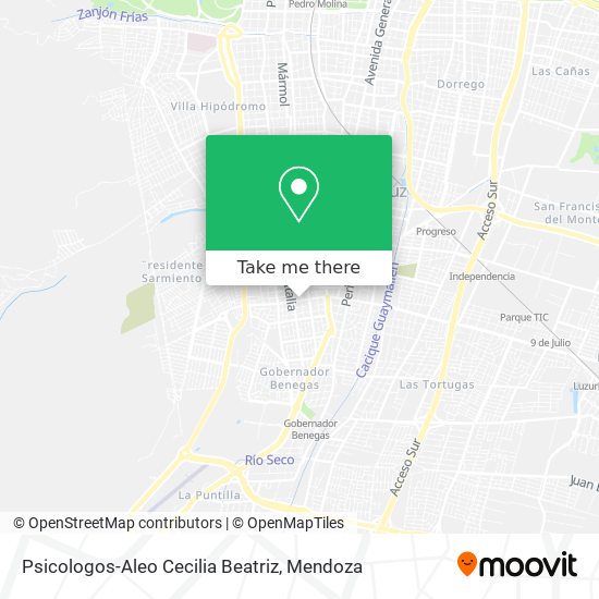 Psicologos-Aleo Cecilia Beatriz map