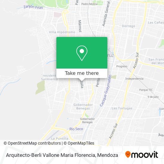 Arquitecto-Berli Vallone Maria Florencia map