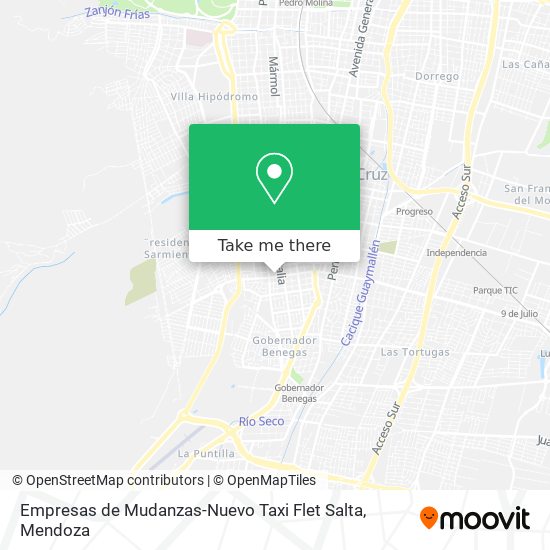 Mapa de Empresas de Mudanzas-Nuevo Taxi Flet Salta