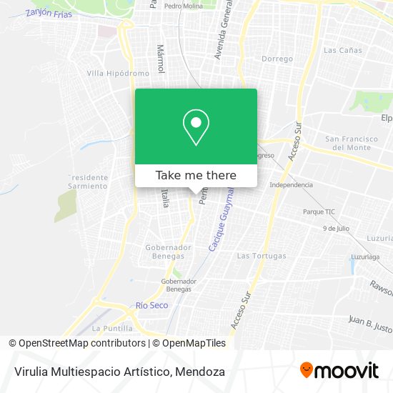 Virulia Multiespacio Artístico map