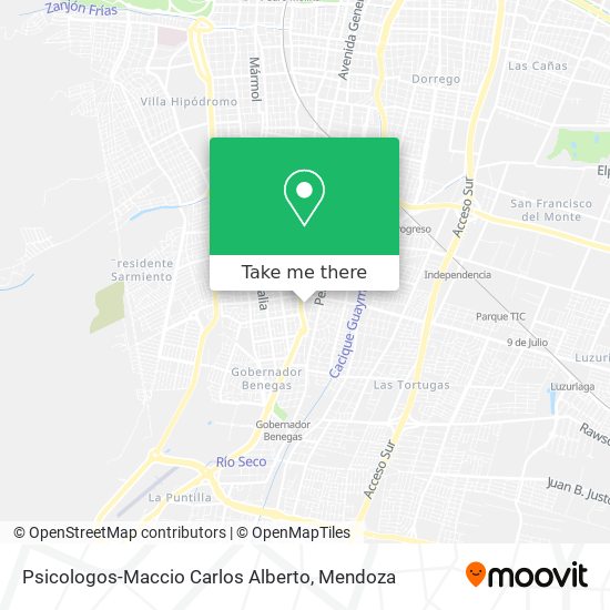 Mapa de Psicologos-Maccio Carlos Alberto
