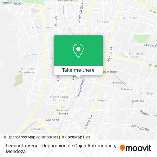 Leonardo Vega - Reparacion de Cajas Automaticas map