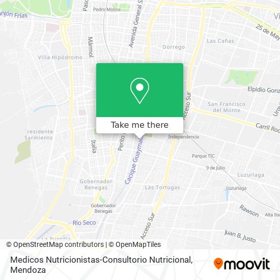 Medicos Nutricionistas-Consultorio Nutricional map