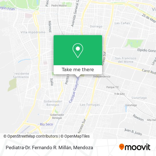 Pediatra-Dr. Fernando R. Millán map