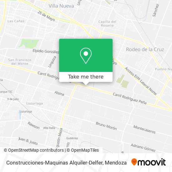 Construcciones-Maquinas Alquiler-Delfer map