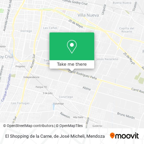 El Shopping de la Carne, de José Micheli map