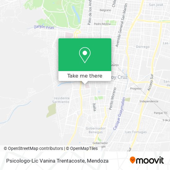 Mapa de Psicologo-Lic Vanina Trentacoste